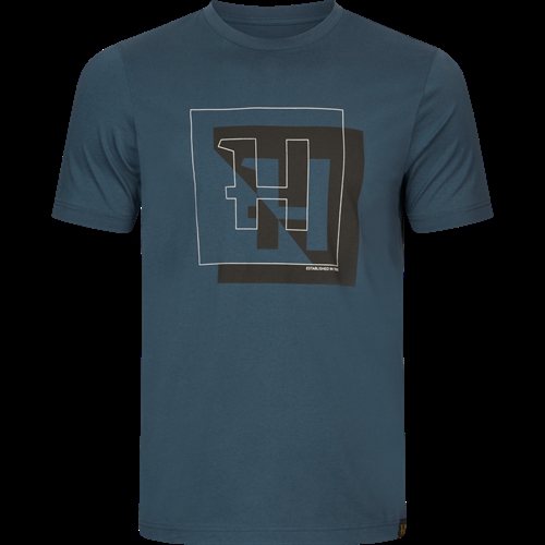 Härkila H-logo S/S T-shirt (Sea Blue)