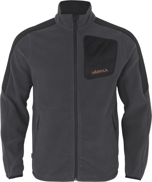 Venjan fleece jakke Black/Grey