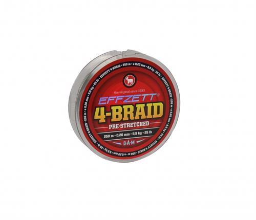 EFFZETT® 4-BRAID Gul 250meter