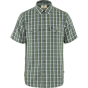 Fjällräven Abisko Cool Shirt SS M Patina Green-Dark Navy