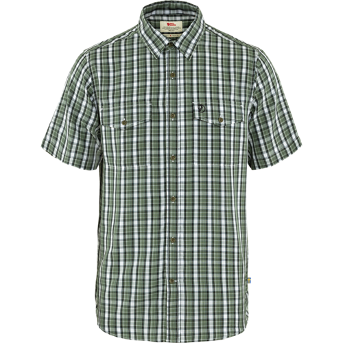 Fjällräven Abisko Cool Shirt SS M Patina Green-Dark Navy