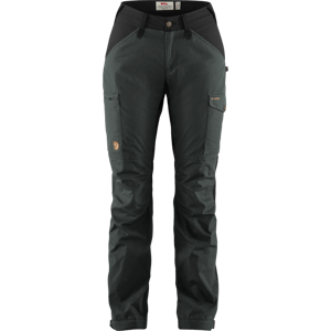 Kaipak Trousers Curved Dame | Dark Grey-Black