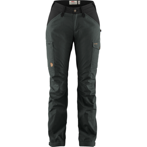 Kaipak Trousers Curved Dame | Dark Grey-Black