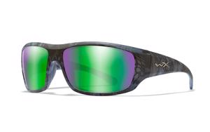 Wiley X OMEGA Polarized Emerald Mirror Kryptek® Neptune™ Frame