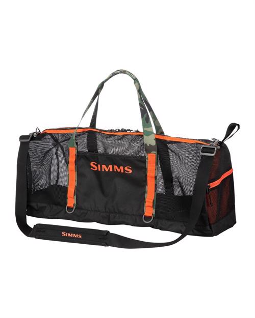 Simms Challenger Mesh Duffel - 60L Black