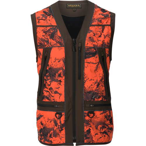 Wildboar Pro Safety vest AXIS MSP®Orange Blaze/Shadow brown