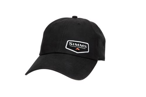 Simms Oil Cloth Cap Black