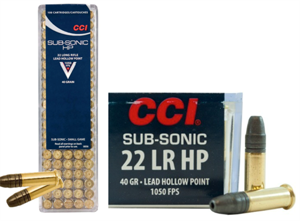 CCI SUB-SONIC 22LR HP